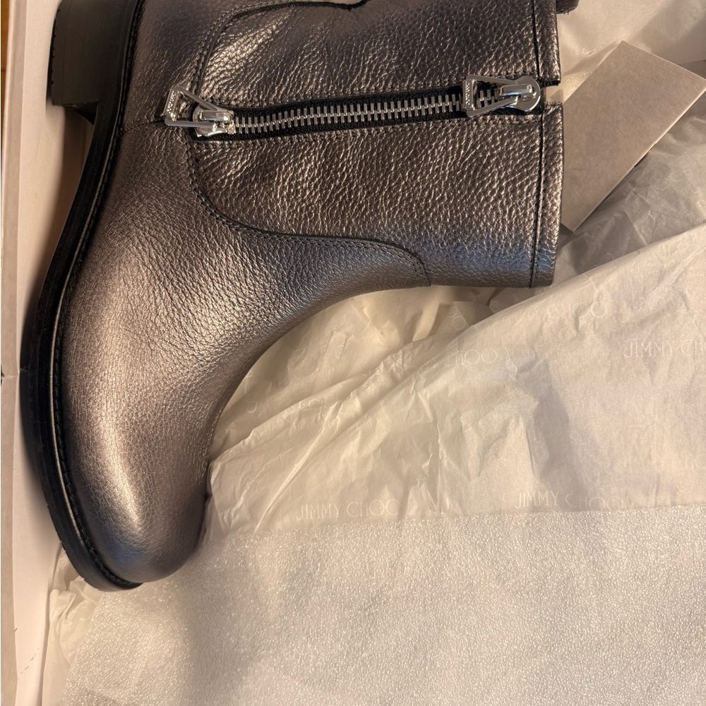 Jimmy Choo Black Leather Boots
